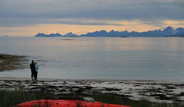 Sonnenuntergang am Fjord