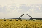 Fehmarnsundbrücke, die Fehmarn und das Festland verbindet