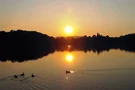 Sonnenuntergang am Katzensee