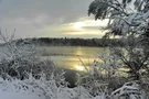 Der Katzensee im Winter 