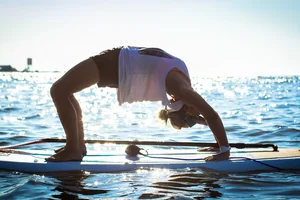 SUP Yoga in Finnland