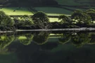 Berge und Wiesen am Wast Water