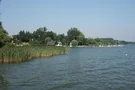 Der Ratzeburger See mit Blick auf die DLRG-Badestätte Pogeez