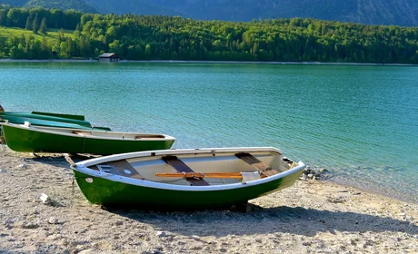 Boote am Walchensee