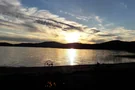 Sonnenuntergang über dem Solojärvi