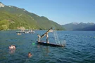 Wakeboarding auf dem Lac d'Annecy