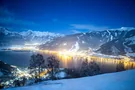 Nachtaufnahme von Zell am See Kaprun