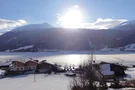 Der Reschensee im Winter