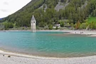 Spaziergang am Reschensee