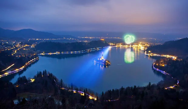 Silvester am Bleder See Silvester am Bleder See
