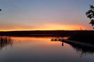 Blick auf den schönen Rätzsee am Abend