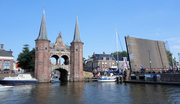 Sneek in Holland, die Heimat des friesischen Schiffahrtsmuseums Sneek in Holland, die Heimat des friesischen Schiffahrtsmuseums
