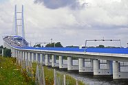 Die Rügenbrücke in Strelasund Die Rügenbrücke in Strelasund