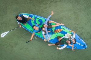 SUP für Gruppen auf dem Teamboard am Starnberger See SUP für Gruppen auf dem Teamboard am Starnberger See