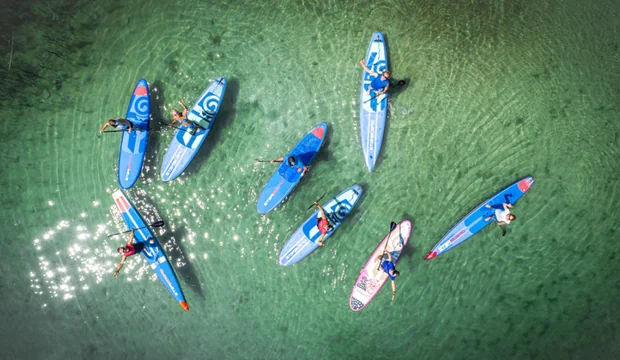 Stand Up Paddling auf dem Starnberger See