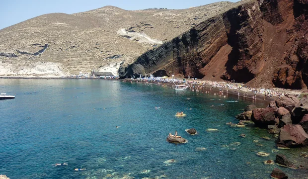 Red Beach Griechenland Red Beach Griechenland