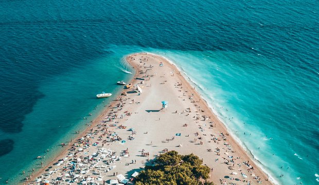 FKK-Strand am Golden Cape, Insel Brac FKK-Strand am Golden Cape, Insel Brac