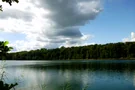 Mitten im Wald liegt der glasklare, wunderschöne Peetschsee