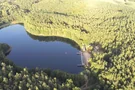 Blick von oben auf den Roten See