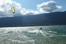 Kitesurfen auf dem Lac du Bourget