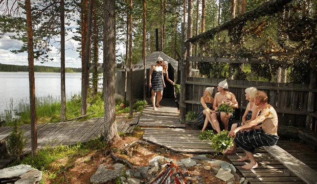 Sauna als Bestandteil des Lebens in Finnland