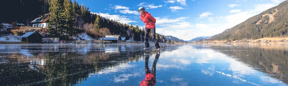 Winterurlaub am Weißensee Headmotiv