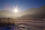 Bei der 11-Städte Tour auf dem Weissensee