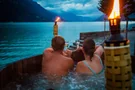 Kayakfahren auf dem Brienzersee in der Schweiz