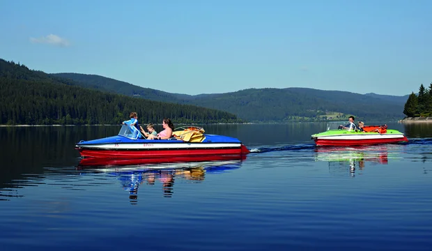 Bootfahren auf dem Schluchsee Bootfahren auf dem Schluchsee