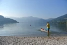 Spaß am Hundestrand vom Lago di Caldonazzo