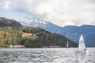 Atemberaubender Blick auf die Berge am Lago di Caldonazzo