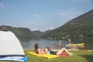 Ein Sommertag auf der Liegewiese am Lago di Caldonazzo