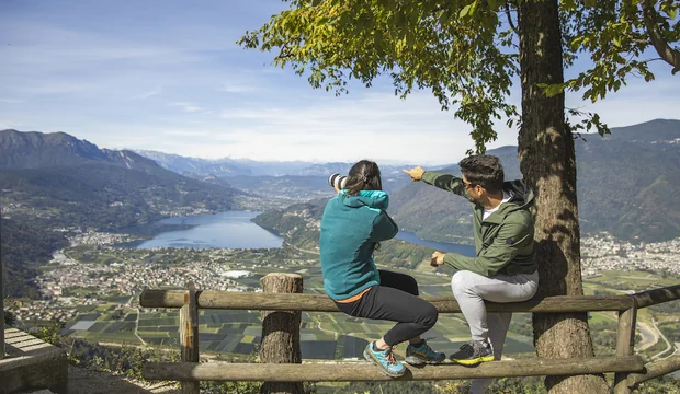 Tolle Aussicht für Fotografen am Lago di Caldonazzo