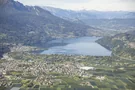 Der Lago di Caldonazzo aus der Vogelperspektive