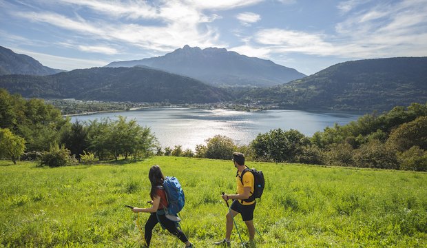 Schöne Wanderung um den Lago di Caldonazzo Schöne Wanderung um den Lago di Caldonazzo