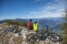 Abenteuerliche Mountainbikestrecken durch die Berge am Lago di Caldonazzo