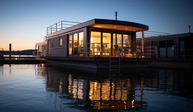 Dein schwimmendes Ferienhaus am Brombachsee Dein schwimmendes Ferienhaus am Brombachsee