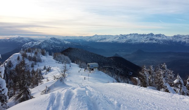 Panoramablick vom Berg Panoramablick vom Berg