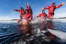 Eisbaden im Saimaa