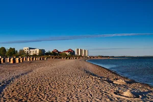 Blick auf den Strand bei Fehmarn