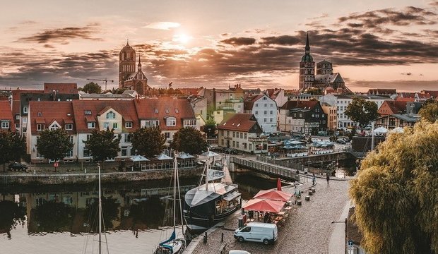 Stralsund in den Morgenstunden Stralsund in den Morgenstunden