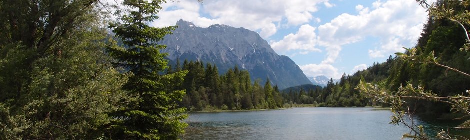 Isarstausee Krün Headmotiv