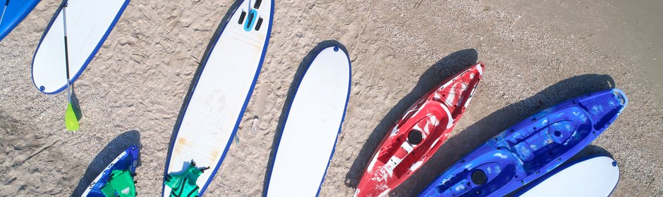 Stand Up Paddling: Ausrüstung Headmotiv