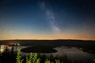 Sternenklare Nacht über dem Rursee