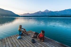 Region Villach, Faaker See, Morgenstimmung mit dem Region Villach, Faaker See, Morgenstimmung mit dem