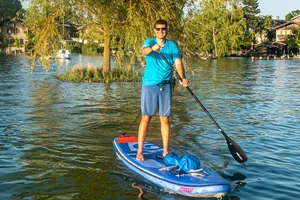 Mit dem SUP auf dem Chiemsee