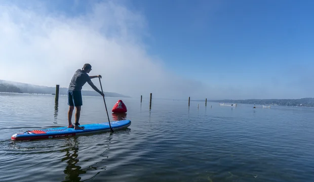 Stand Up Paddling auf dem Starnberger See