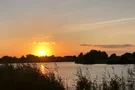 Sonnenuntergang an der Alten Weser