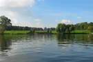 Planetarium Hamburg vom Stadtparksee aus