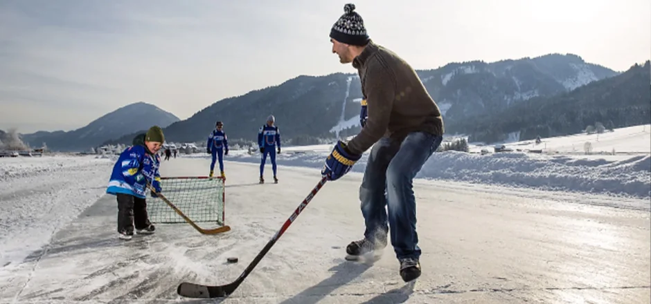 Traumhafter Winter am Weissensee in Kärnten